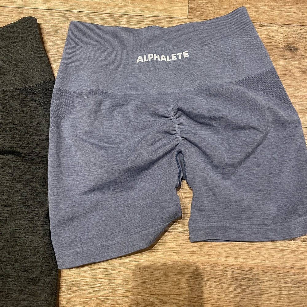 OG French Blue Alphalete Amplify 3.5” shorts